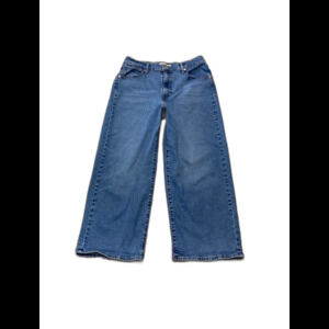 Levi's High Rise Wide Leg Crop Ankle Jeans Size 32